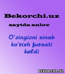 www.bekorchi.uz